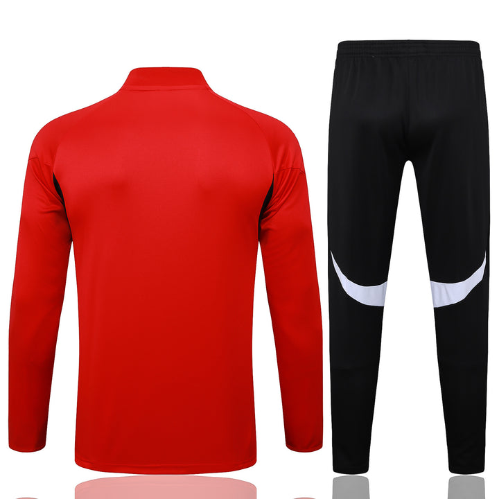 Conjunto Treino Liverpool 25/26 - Vermelho/Preto/Branco