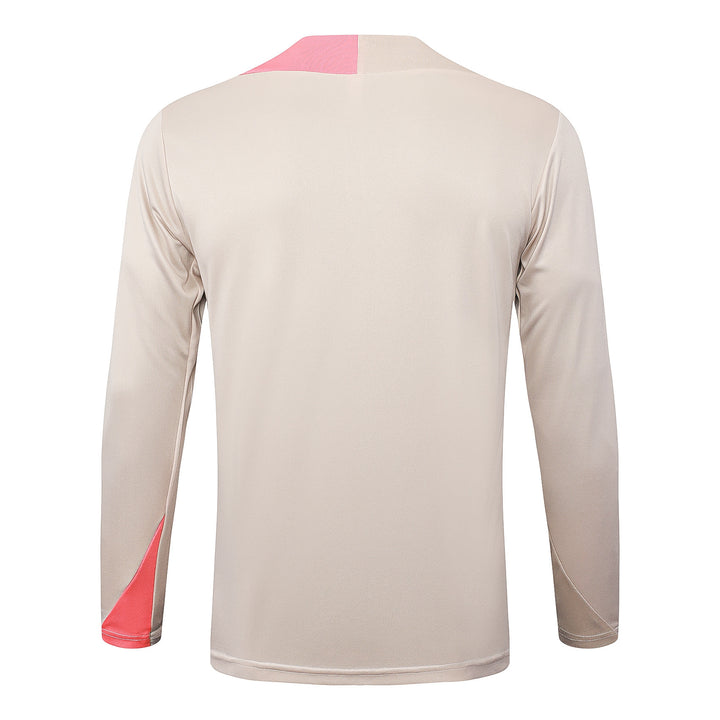 Blusão Barcelona 2025/26 - Off-White/Rosa