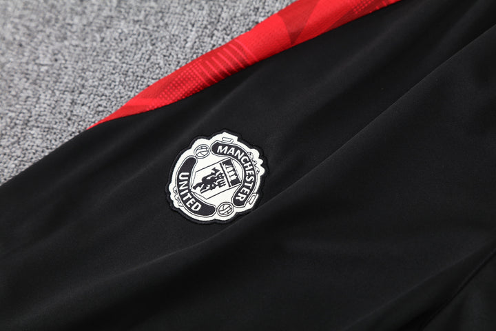 Conjunto Manchester United 2025/26 Preto II - Capuz