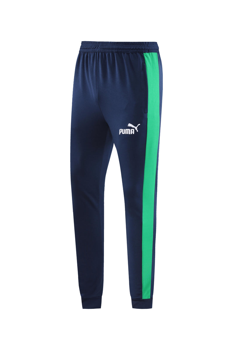 Calça Treino Puma - Azul Marinho/Verde