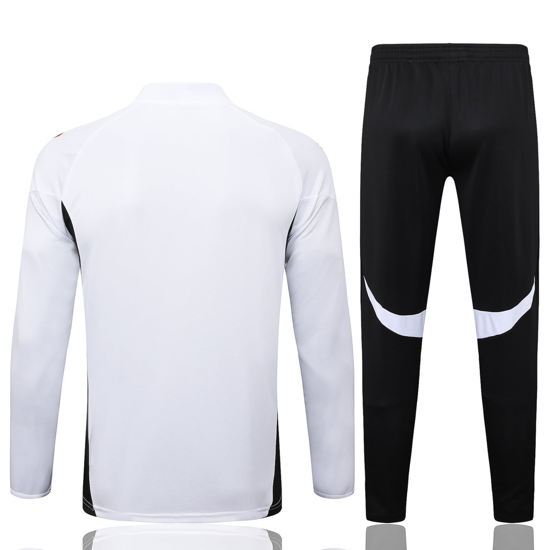 Conjunto Treino Liverpool 25/26 - Branco/Preto/Vermelho