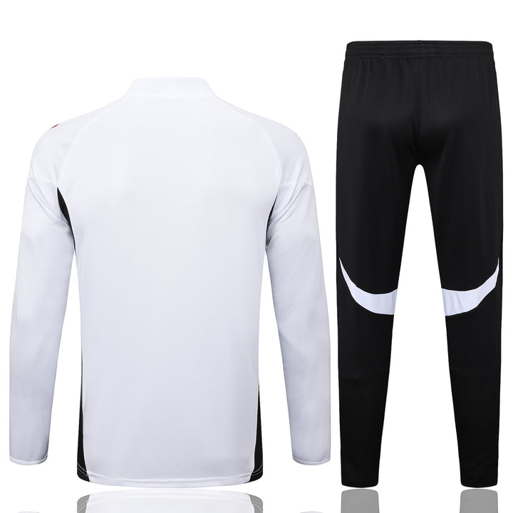 Conjunto Treino Liverpool 25/26 - Branco/Preto/Vermelho