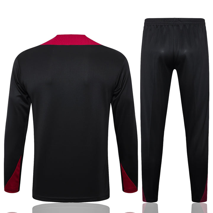 Conjunto Treino PSG 24/25 - Preto/Marsala