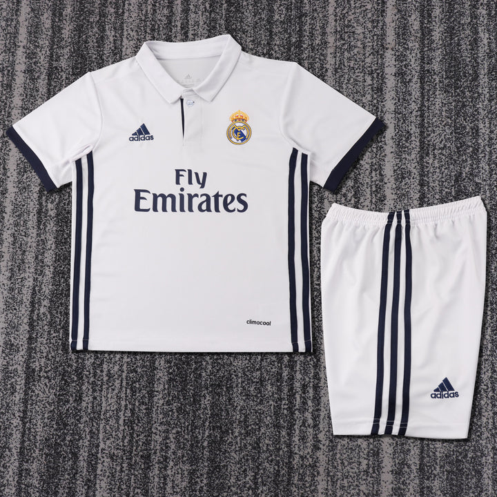 Camisa Retrô Real Madrid 2016/17 Home Infantil – Belt Sports