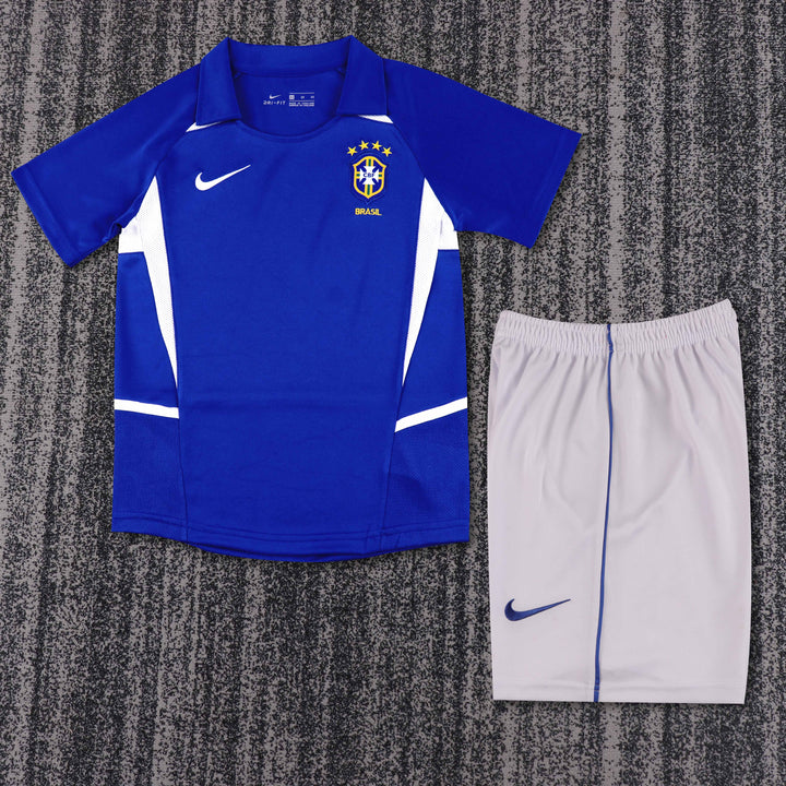 Camisa Retrô Brasil 2002 Away Infantil – Belt Sports