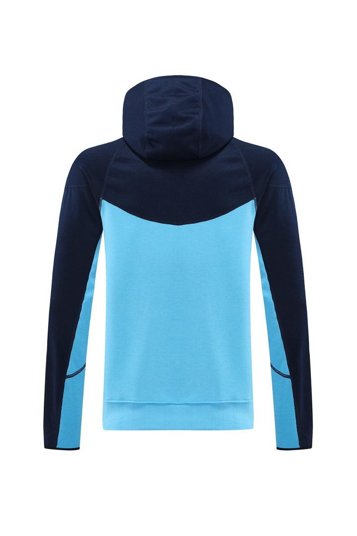 Jaqueta Nike Tech Fleece - Azul Claro/Azul Escuro