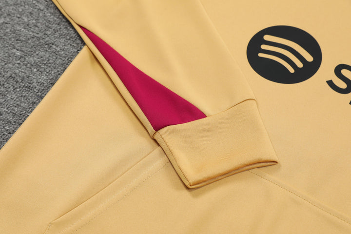 Conjunto Barcelona 2024/25 Bege - Capuz
