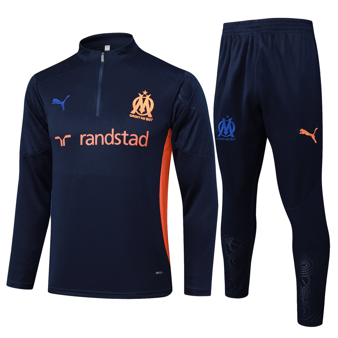 Conjunto Treino Olympique de Marseille 24/25 - Azul Marinho