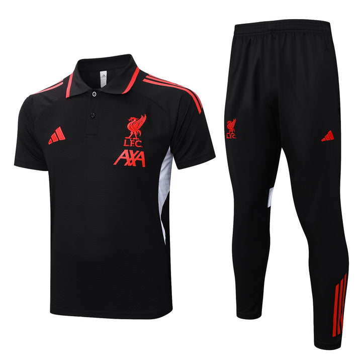 Kit Polo Liverpool 25/26 - Preto