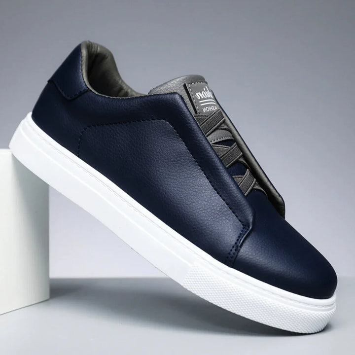 Tênis Harborline de Couro – Azul Marinho