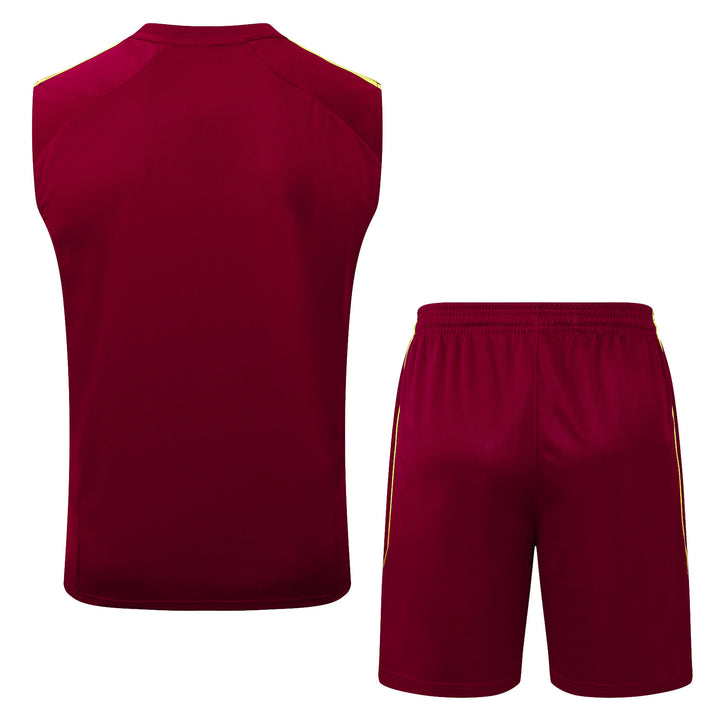 Kit Regata Arsenal 25/26 - Vinho/Amarelo