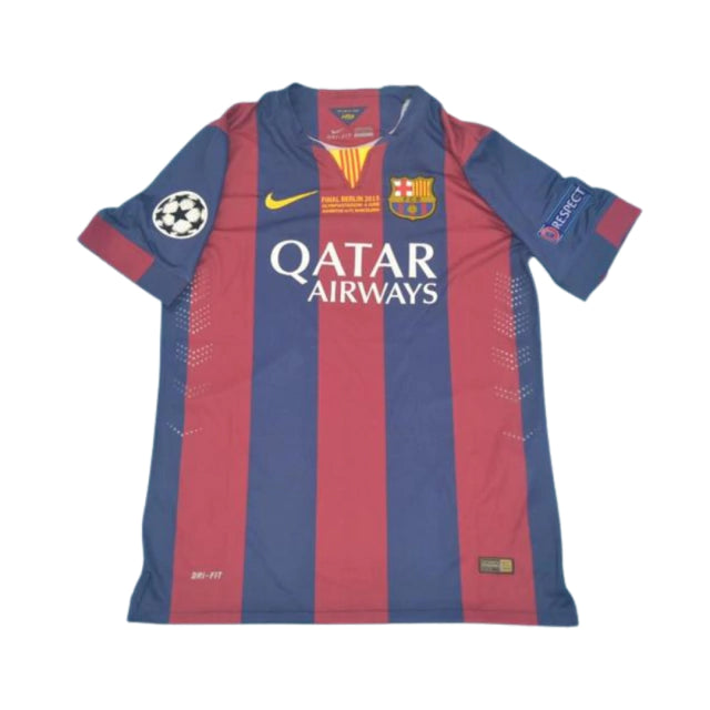 Camisa Retrô Barcelona 2014/15 - Messi #10 (+Patches)