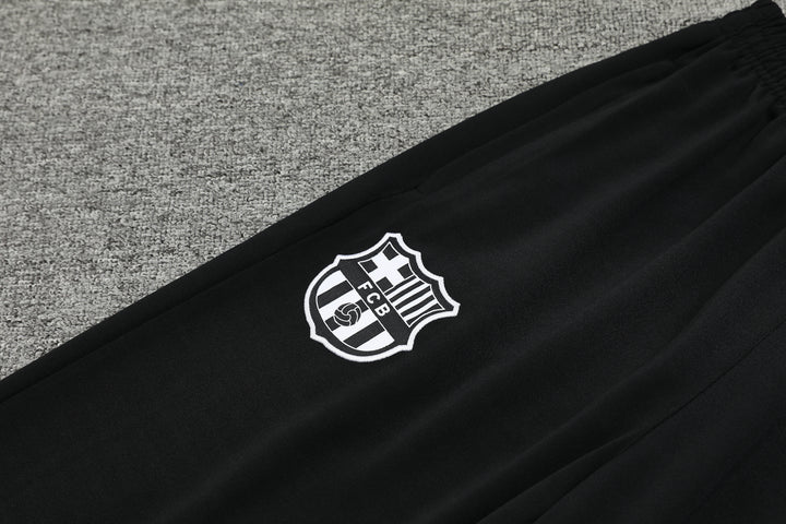 Conjunto Barcelona 2024/25 Preto II - Capuz