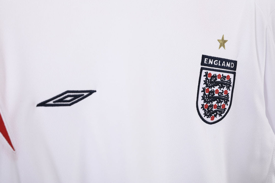 Camisa Retrô Engalnd 2006 Home Manga Longa – Belt Sports