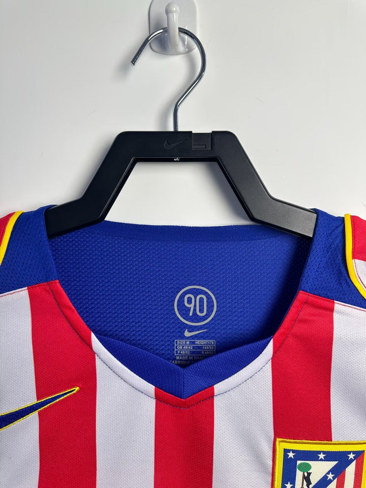 Camisa Retrô Atletico Madrid 2004/05 Home Manga Longa – Belt Sports