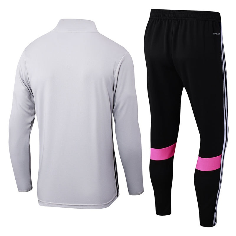 Conjunto Treino Adidas - Cinza/Rosa