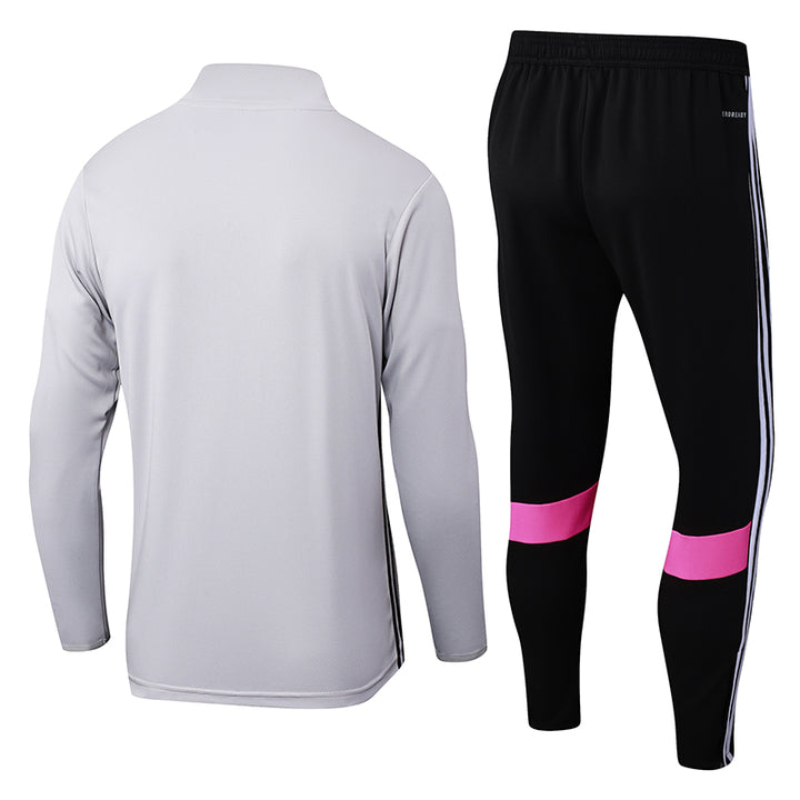 Conjunto Treino Adidas - Cinza/Rosa