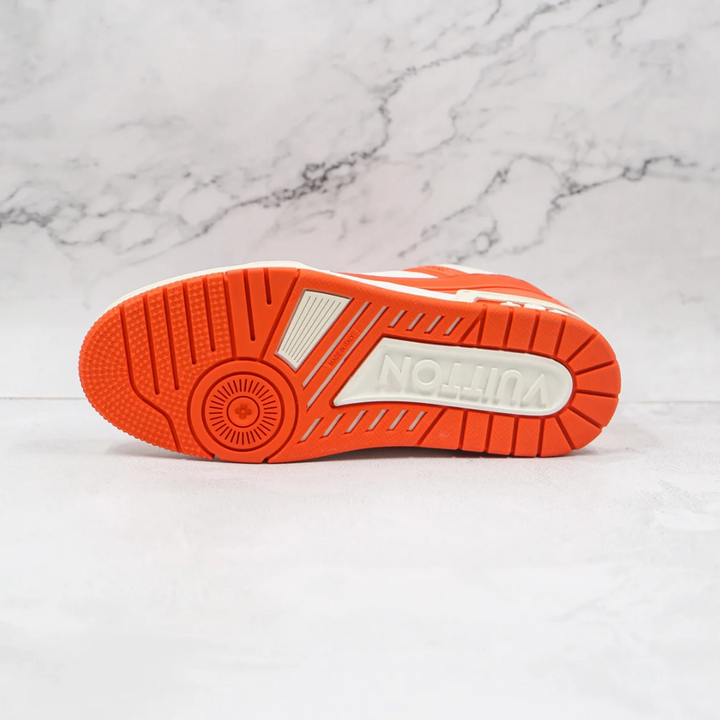 Louis Vuitton Trainer – Laranja/Branco
