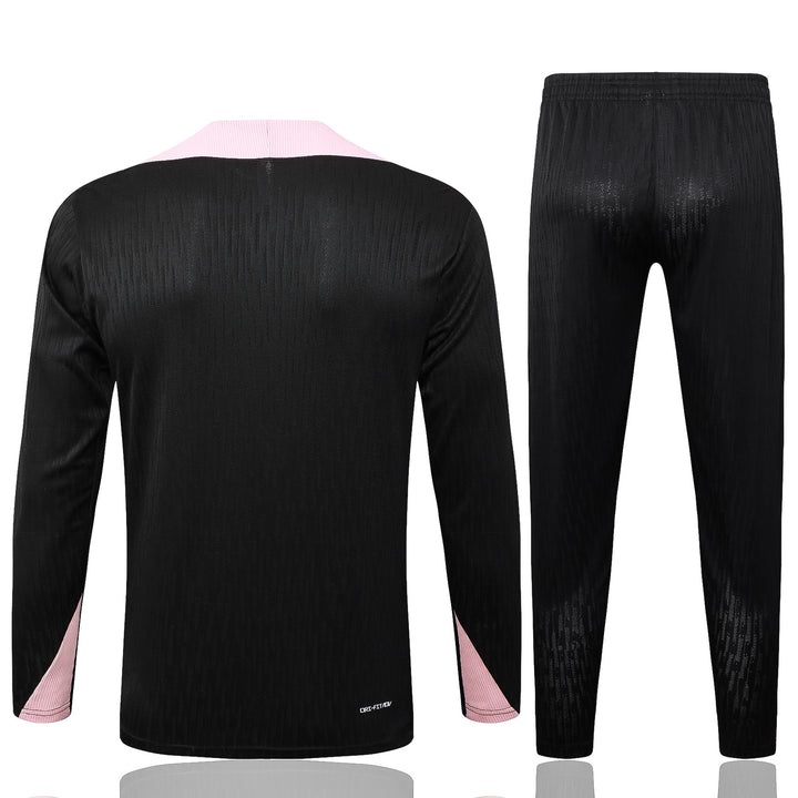 Conjunto Treino PSG 24/25 - Preto/Rosa Claro
