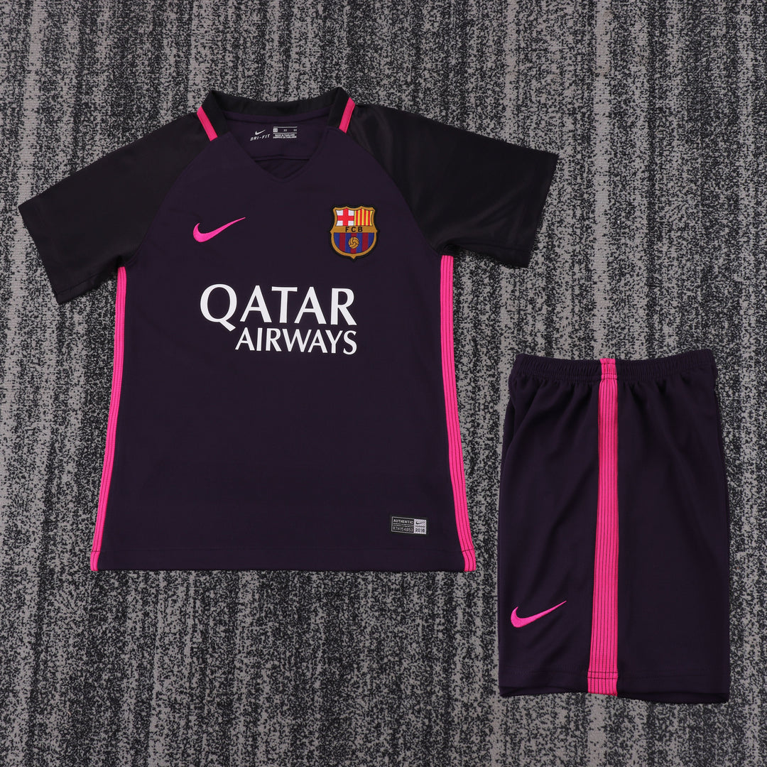 Camisa Retrô Barcelona 2016/17 Away Infantil – Belt Sports