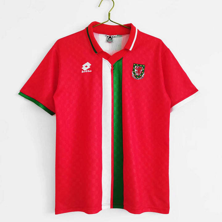 Camisa Retrô País de Gales 1996∕98 Home