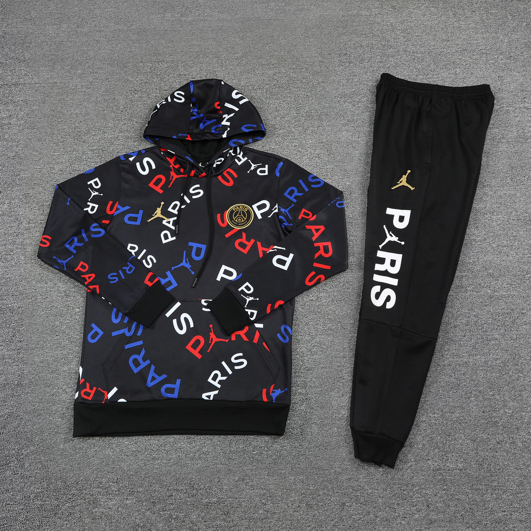 Conjunto PSG Preto - Capuz