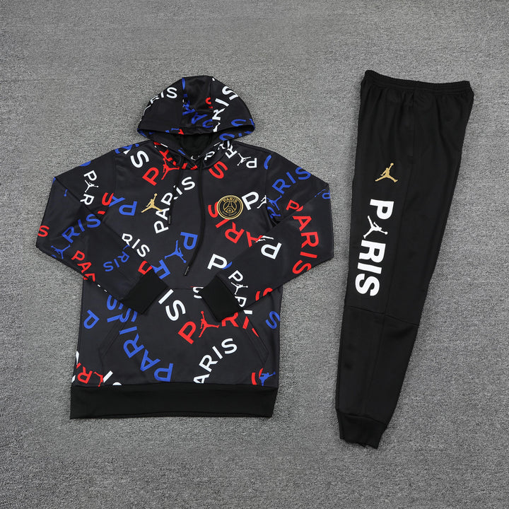 Conjunto PSG Preto - Capuz