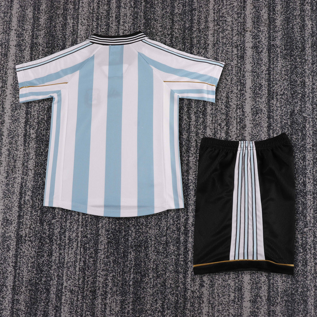 Camisa Retrô Argentina 1998 Home Infantil – Belt Sports