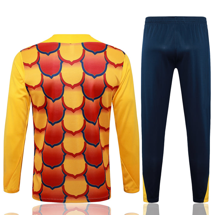 Conjunto Treino Barcelona 24/25 - Amarelo