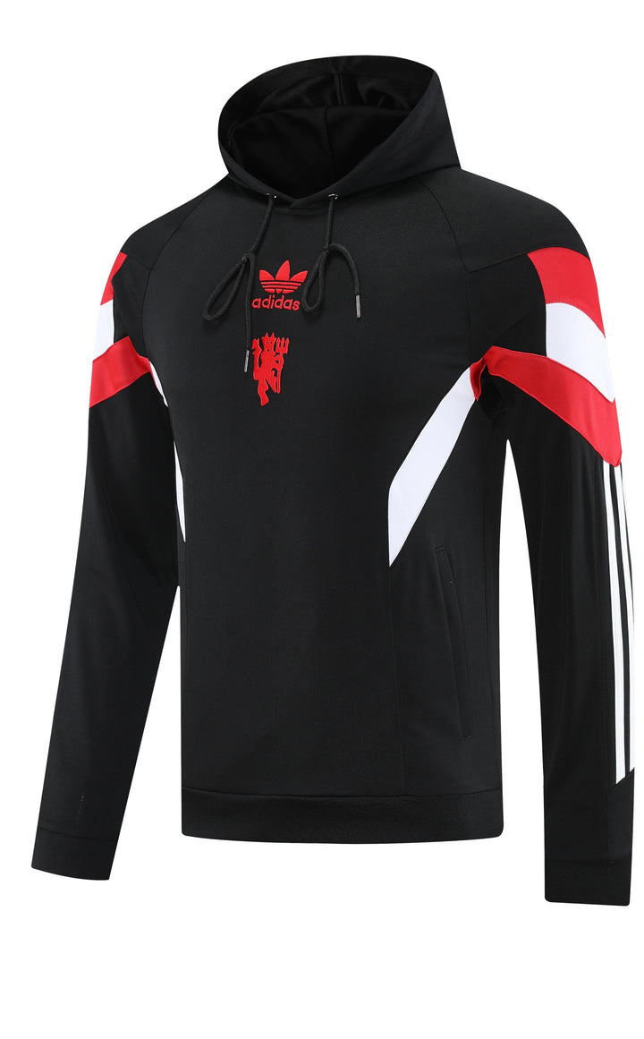 Blusão Manchester United 2025/26 Preto - Capuz
