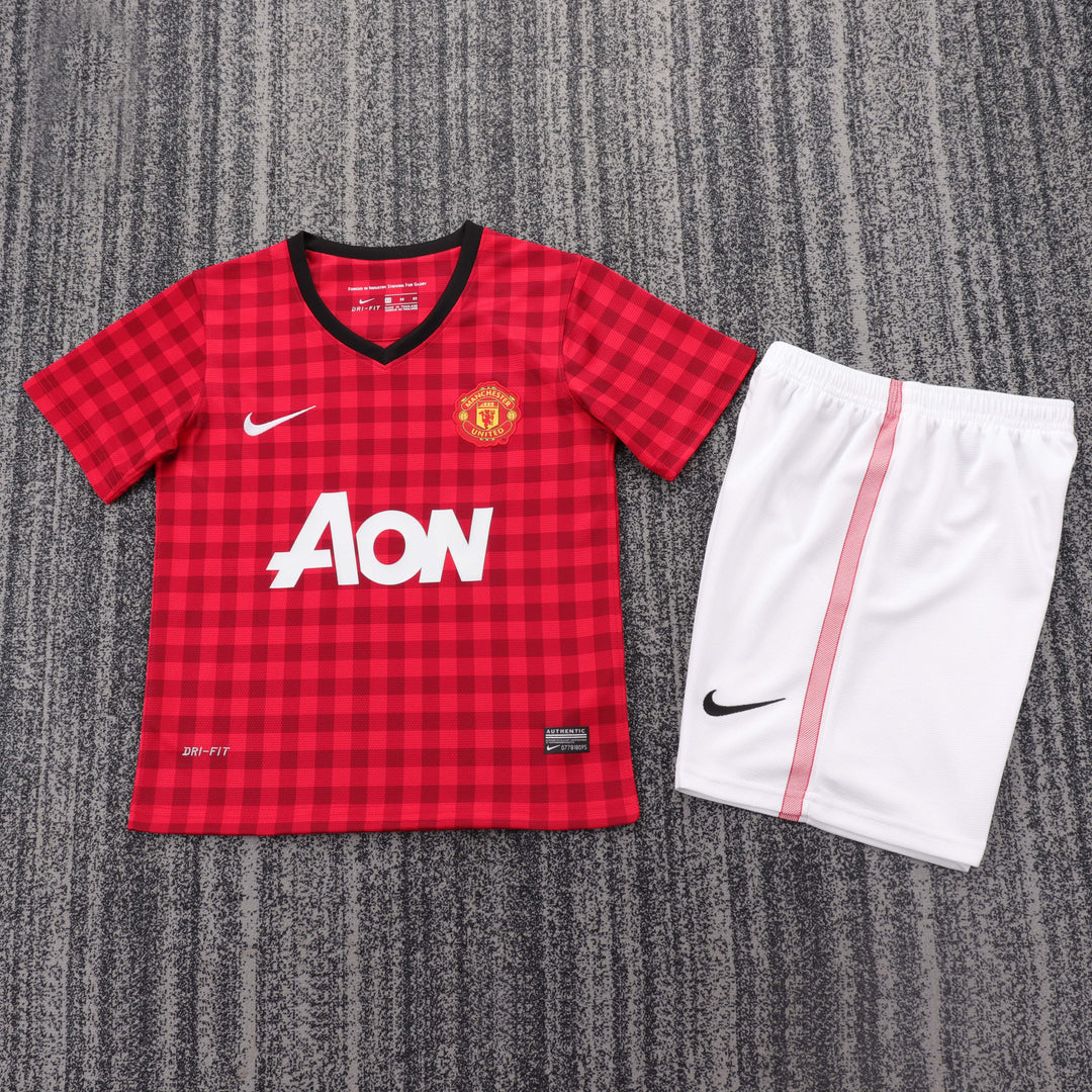 Camisa Retrô Manchester United 2012/13 Home Infantil – Belt Sports