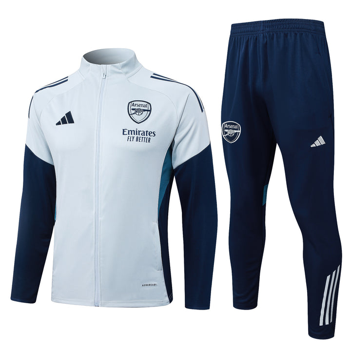 Conjunto Arsenal 25/26 - Branco Gelo