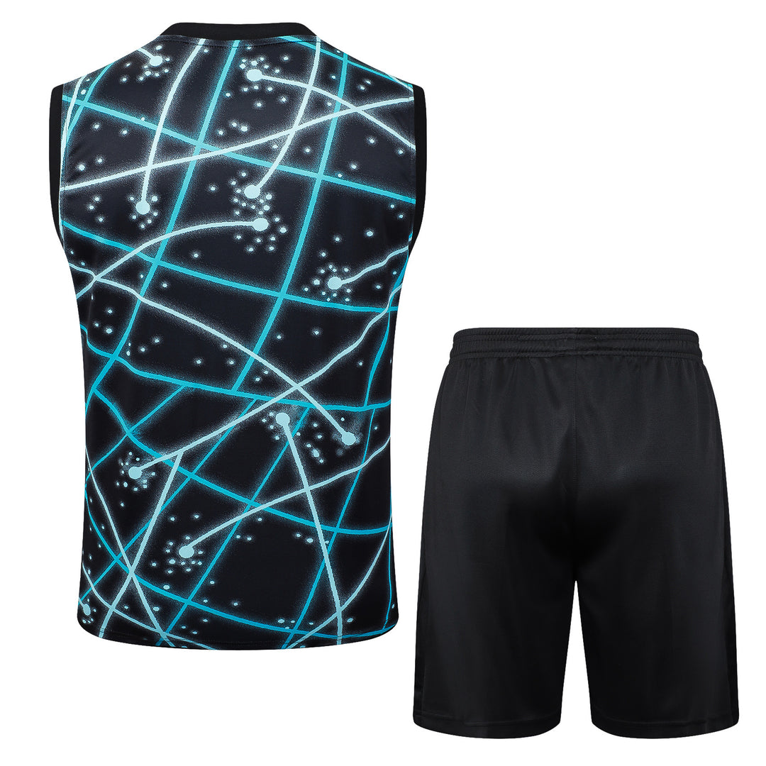 Kit Regata Inter de Milão 25/26 - Preto/Azul Elétrico