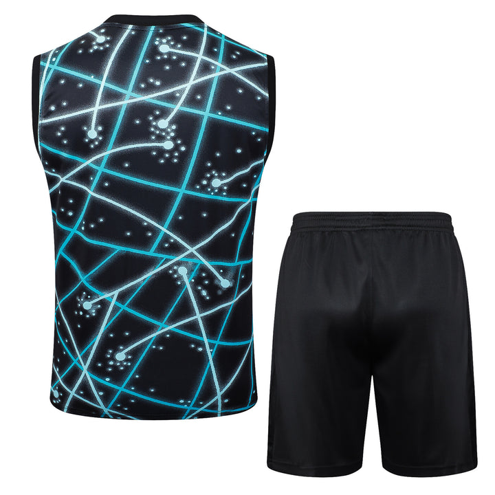 Kit Regata Inter de Milão 25/26 - Preto/Azul Elétrico