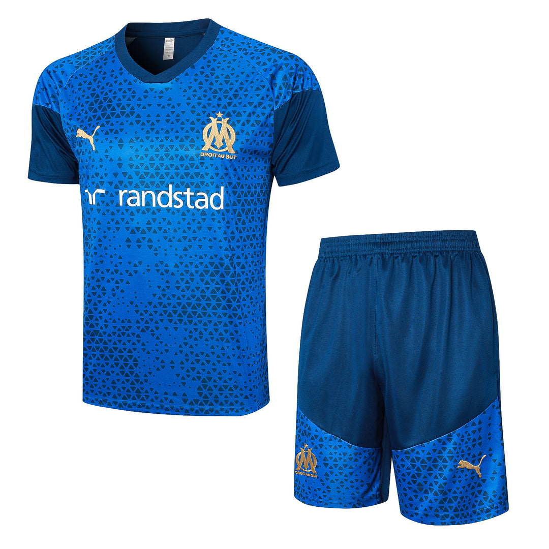 Kit Treino Olympique de Marseille 23/24 - Azul