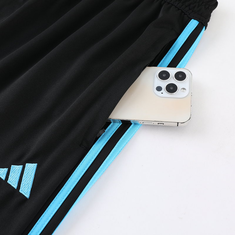 Calça Treino Adidas  - Preto/Azul
