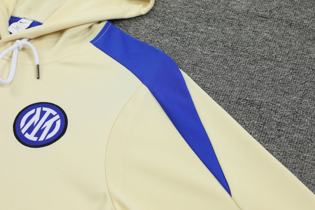 Conjunto Inter de Milão 2024/25 Off-White - Capuz