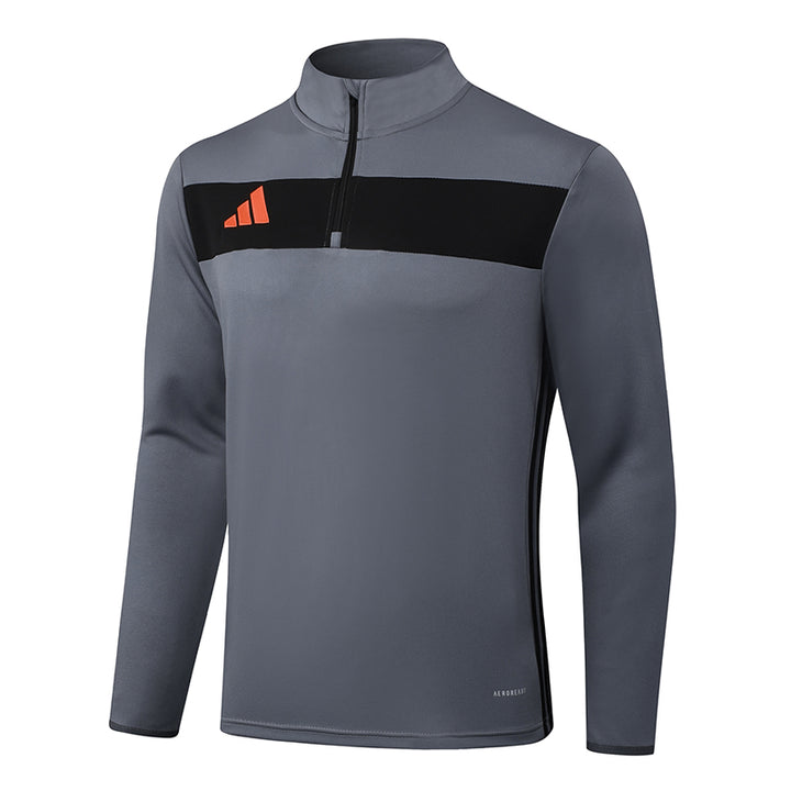 Blusão Treino Adidas - Cinza/Preto