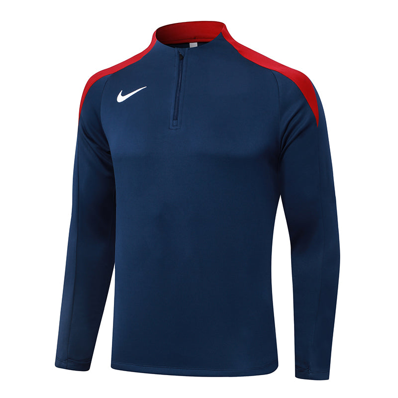 Blusão Treino Nike - Azul Marinho/Vermelho