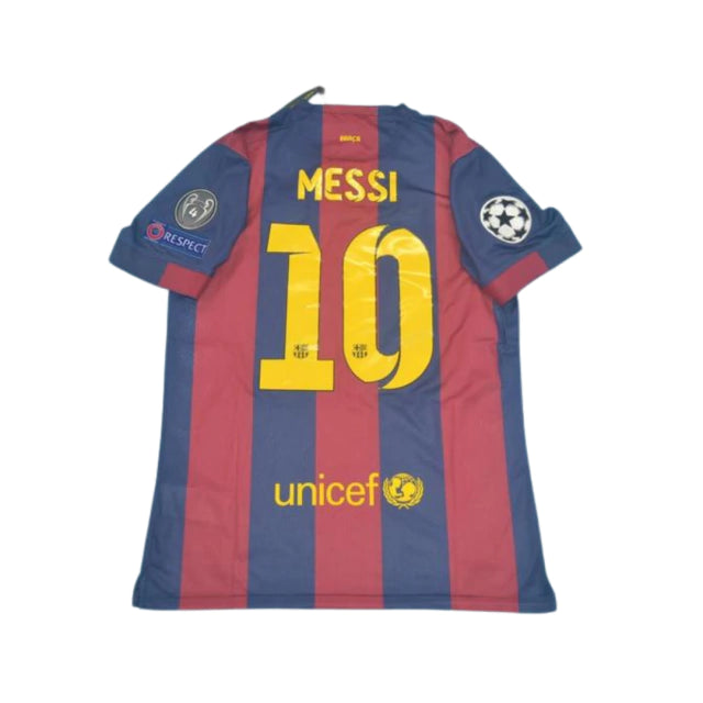 Camisa Retrô Barcelona 2014/15 - Messi #10 (+Patches)