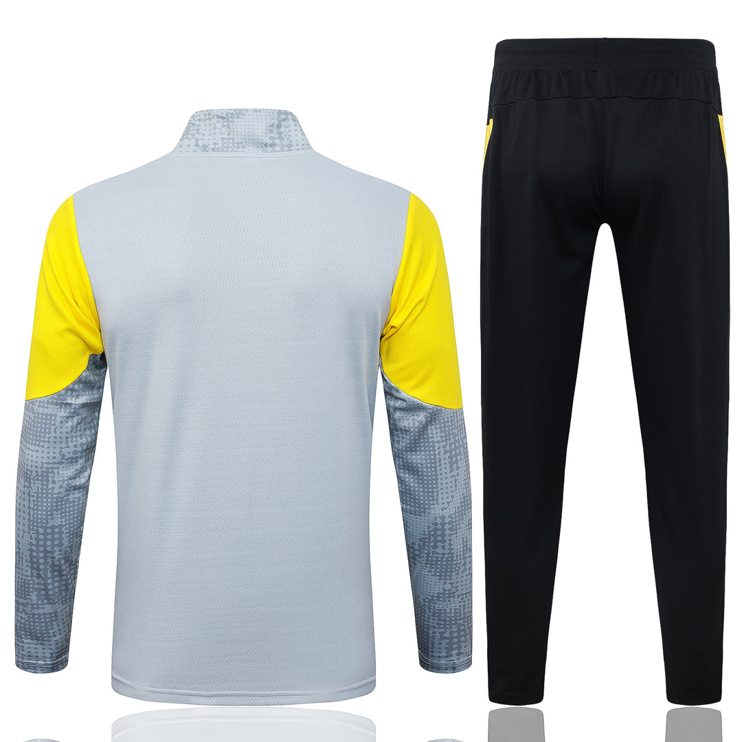 Conjunto Treino Borussia Dortmund 25/26 - Cinza/Preto