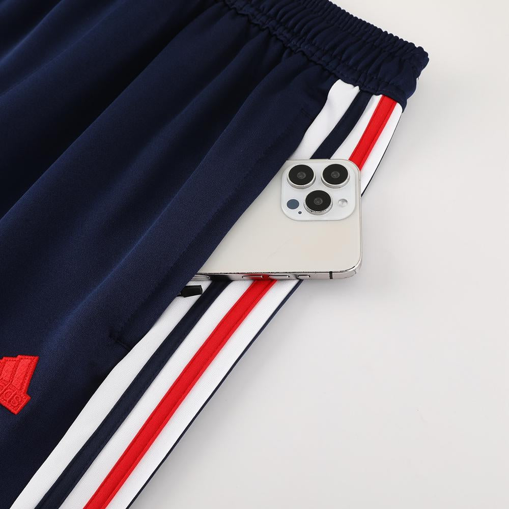 Conjunto Adidas - Azul Escuro/Vermelho