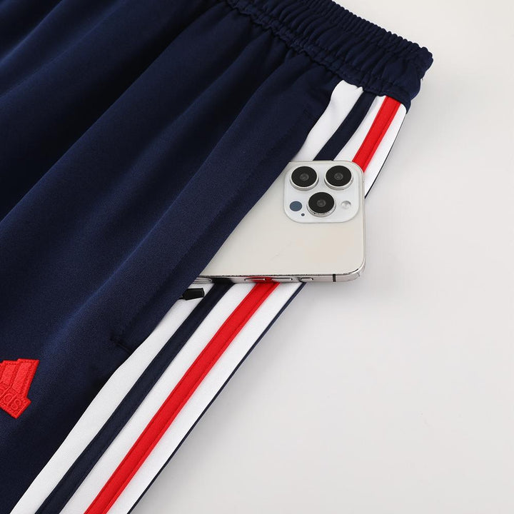 Conjunto Adidas - Azul Escuro/Vermelho
