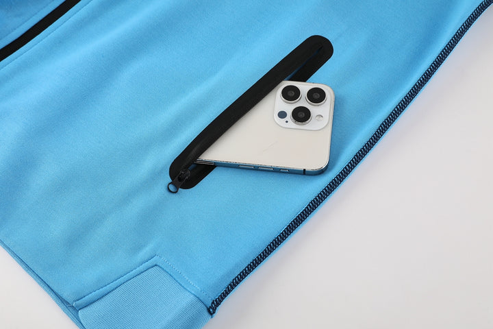 Jaqueta Nike Tech Fleece - Azul Claro/Azul Escuro