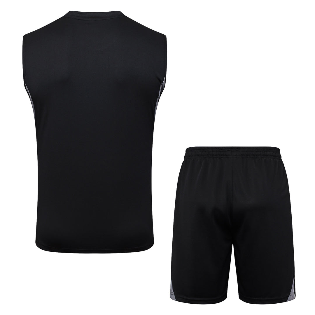 Kit Regata Alemanha 25/26 - Preto/Cinza/Branco