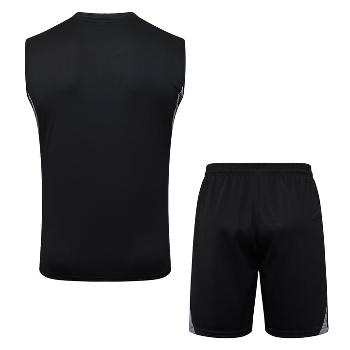 Kit Regata Alemanha 25/26 - Preto/Cinza/Branco