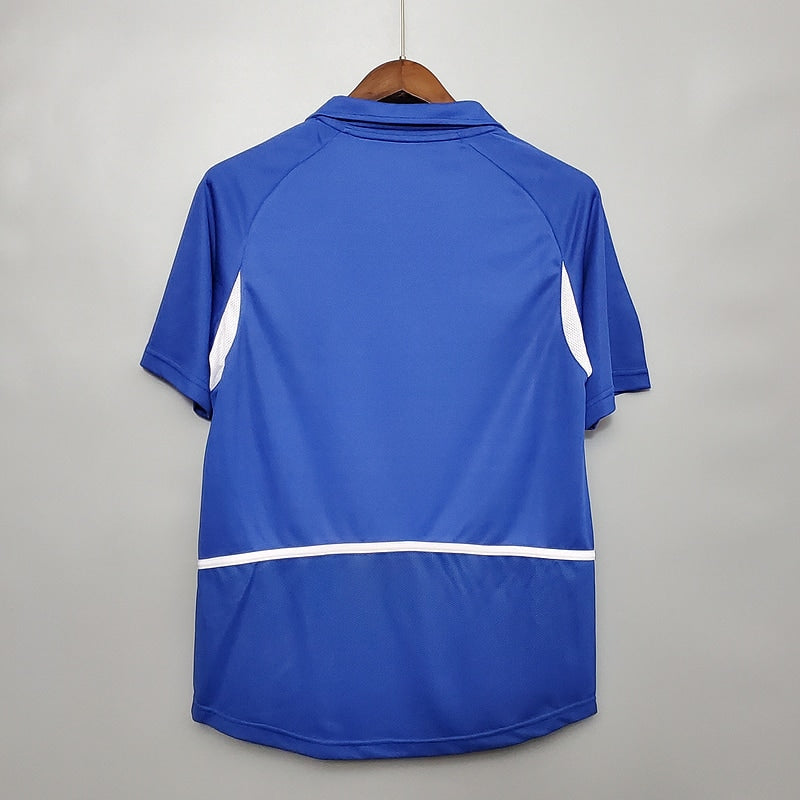 Camisa Retrô Brasil 2002 - Azul