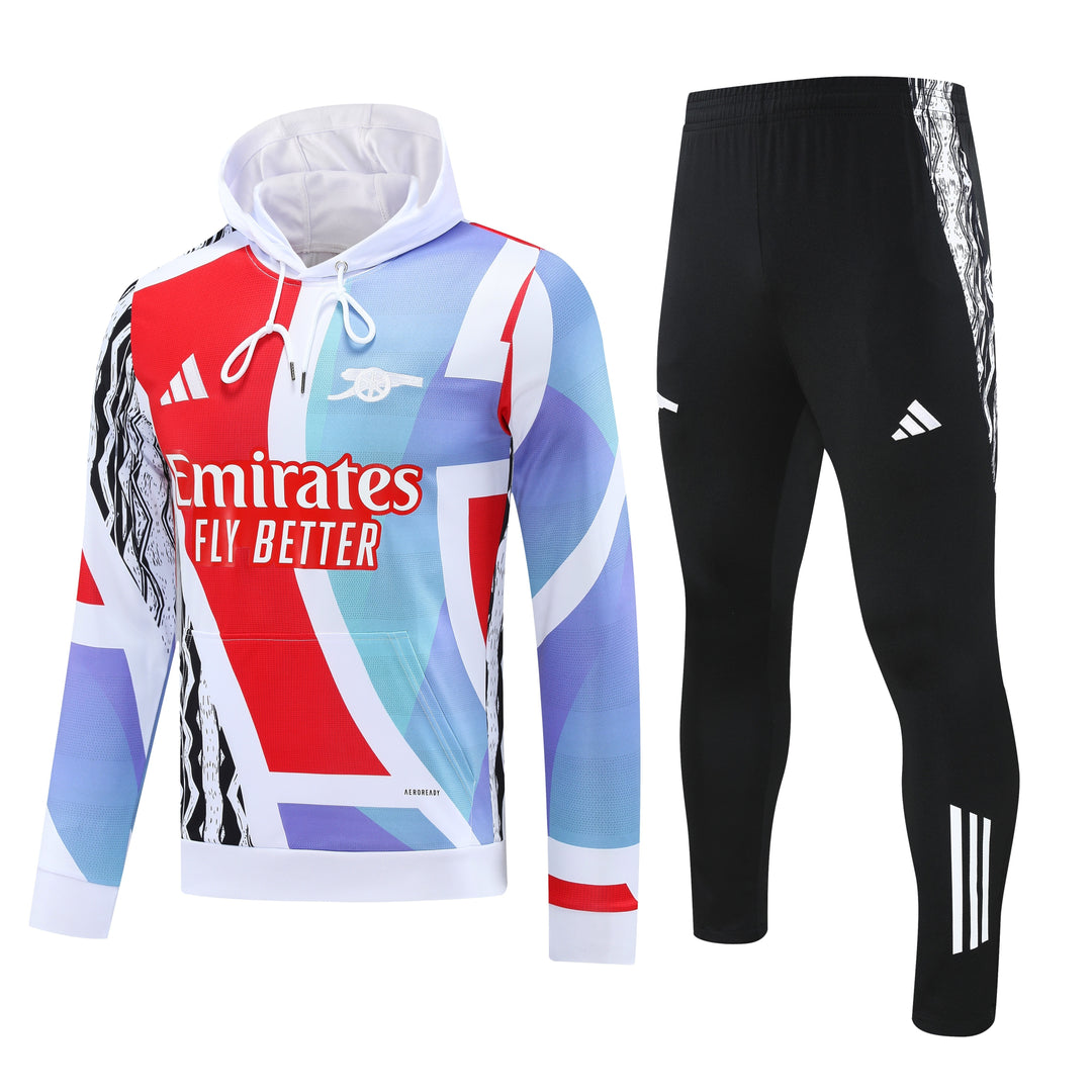 Conjunto Arsenal 2025/26 Branco - Capuz