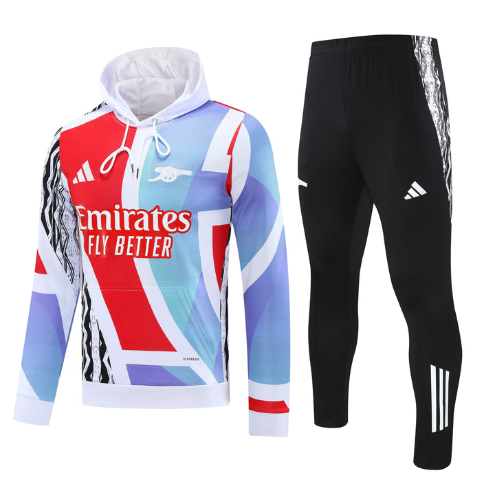 Conjunto Arsenal 2025/26 Branco - Capuz