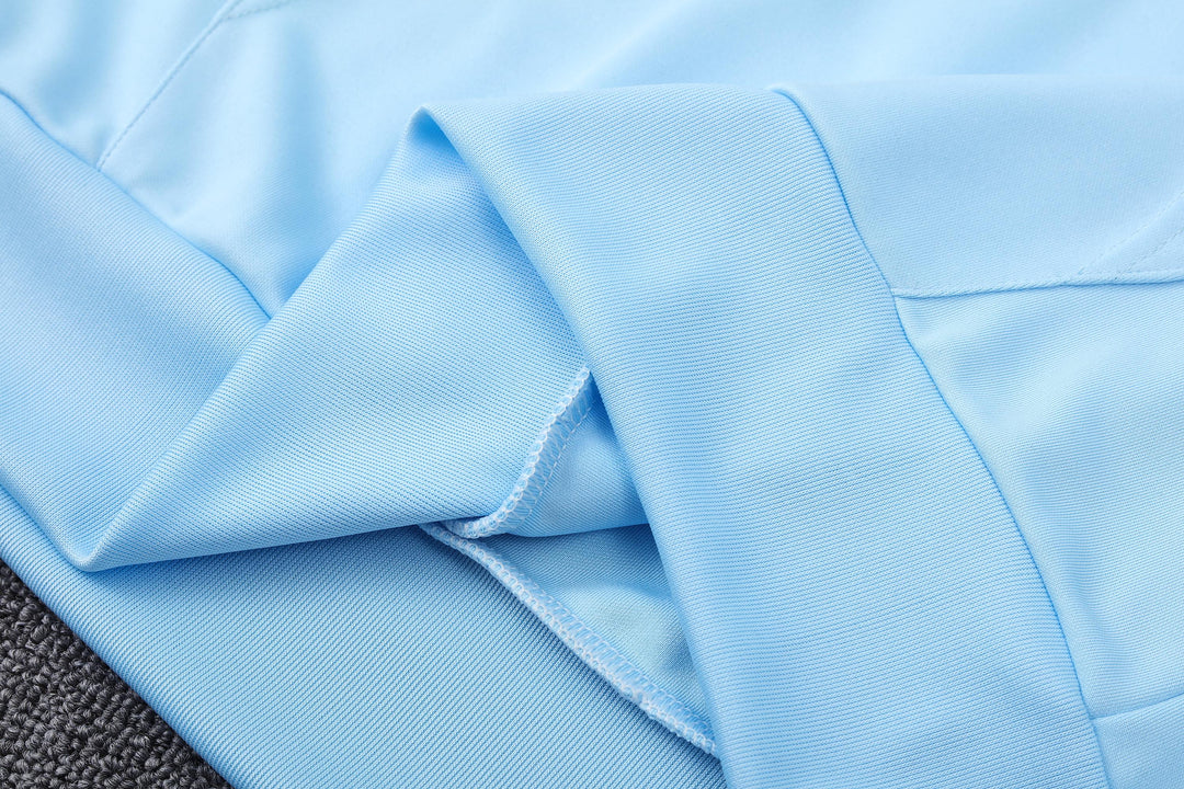 Conjunto França 2024/25 Azul Claro - Capuz